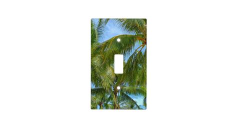 Tropical Palm Tree Light Switch Cover