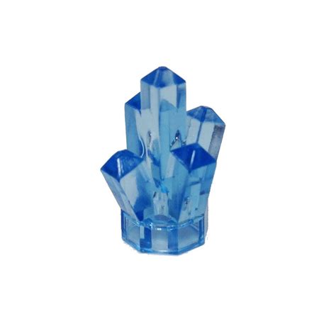lego parts rock    crystal  point transparent medium blue