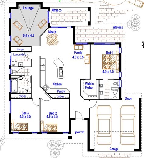 house plans  bedroom  double garage important inspiraton