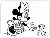 Minnie Coloring Pages Mouse Easter Face Disney Disneyclips Printable Egg Print Chipmunk Giving Getcolorings Color sketch template