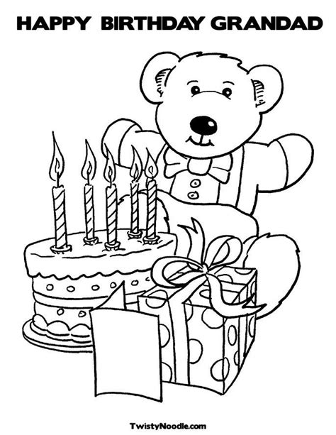 happy birthday grandpa coloring pages coloring home