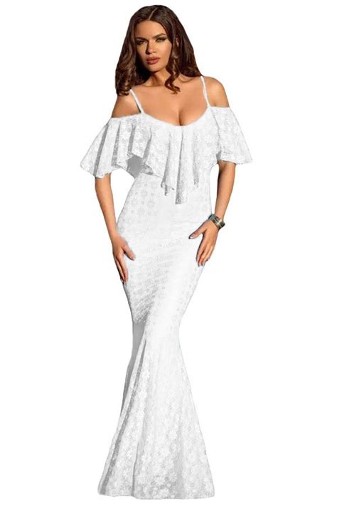 women elegant off shoulder white mermaid dress online store for women sexy dresses