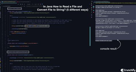 java   read  file  convert file  string   ways crunchify