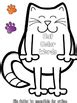cat color words file folder  essentials  autism tpt