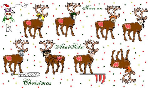 and eight tiny reindeer by aelibia on deviantart