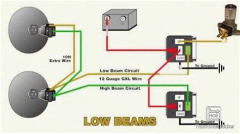 motorcycle head light wiring diagram il li youtube