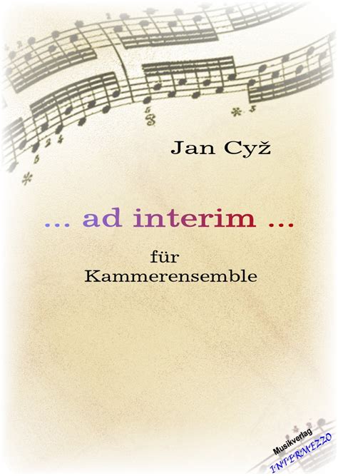 ad interim musikverlag intermezzo
