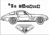 Coloring Pages Corvette Color Drawing Chevy Trucks Truck Getdrawings sketch template