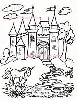 Castle Princess Coloring Pages Kids Color Colorings Getdrawings Printable Getcolorings sketch template