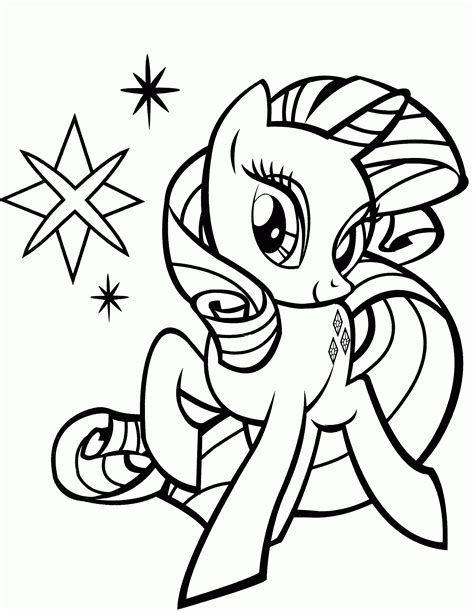 birthday coloring page pony coloring pages