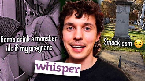the weirdest whisper app confessions youtube