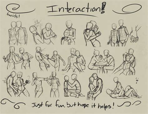 posesandexpression interaction by devpose h u m a n s character design art reference