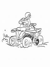 Coloring Pages Atv Four Wheelers Wheeler Printable Drawing Color Boys Getcolorings Getdrawings Terrain Vehicle Comments sketch template
