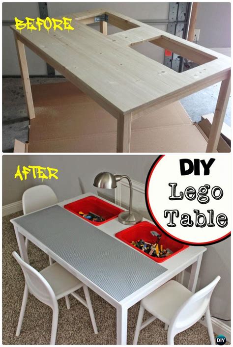 diy lego table projects picture instructions