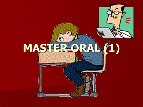 ppt master oral 1 powerpoint presentation free
