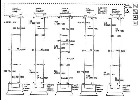 wiring diagram   stock stereo  amp   bose system