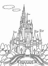 Castle Coloring Elsa Pages Frozen Printable sketch template