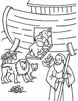 Noah Coloring Pages Getcolorings sketch template