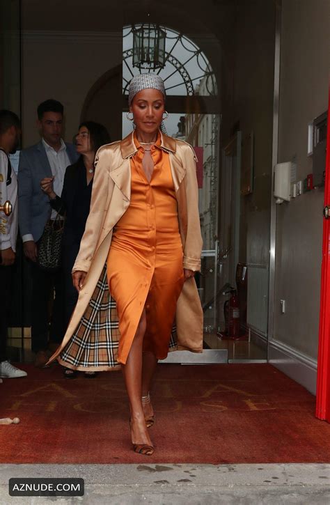 Jada Pinkett Smith Arrives At Asia House Wearing Trench