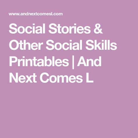 printable social stories  kids social stories social skills