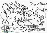 Coloring Pages Birthday Happy Uncle Printable Card Meilleur Divyajanani sketch template