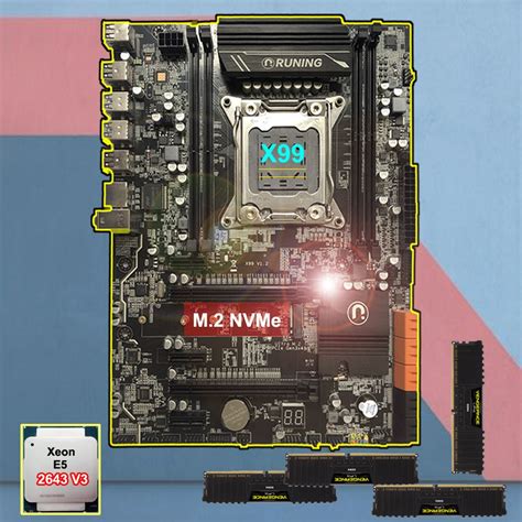 Runing X99 Lga2011 3 Motherboard With Hi Speed M 2 Nvme Slot Cpu Intel