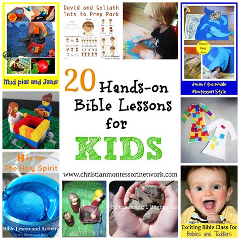 hands  bible lessons  kids christian montessori network