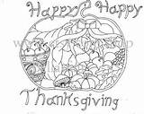 Coloring Thanksgiving Fall Mandala Harvest Autumn Printable sketch template