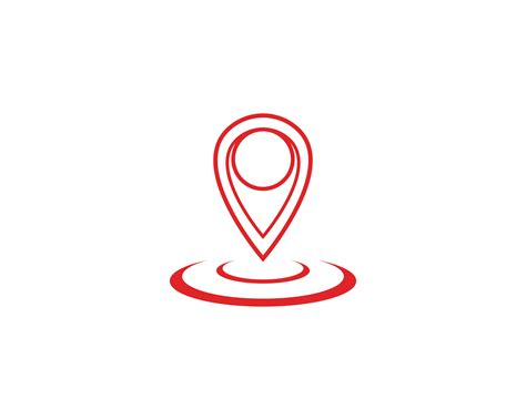 location point logo vector template  vector art  vecteezy