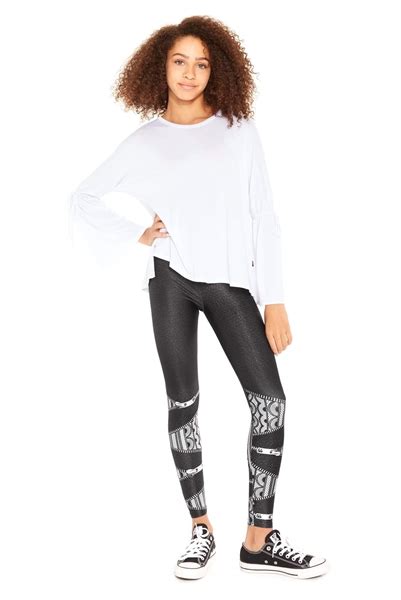 terez girls lacey zips leggings