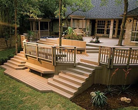 wooden deck designs