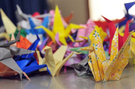 paper cranes  japan misawa air base article display