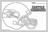 Seahawks Seattle Helmet Printable Seatle Sounders Steelers Russell Wilson sketch template