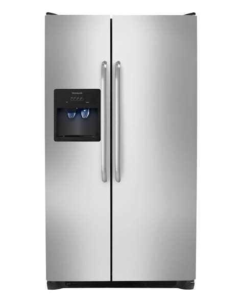 frigidaire  cu ft side  side refrigerator stainless big deal outlet