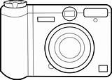 Camera Clipart Clip Outline Lineart Vector Cliparts Large Cameras Drawing Svg Coloring Graphic Transparent Colorare Da Pages Disegni sketch template