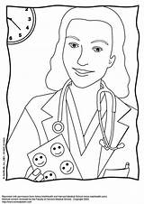 Doctor Coloring Pages Edupics Printable sketch template