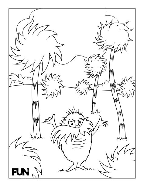 lorax coloring  activity pages coloring pages vrogueco