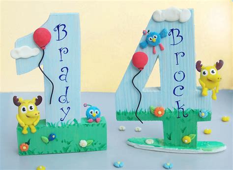 moose and zee birthday cake toppers custom double order