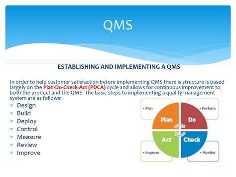 qms elements basic steps  qms quality engineering
