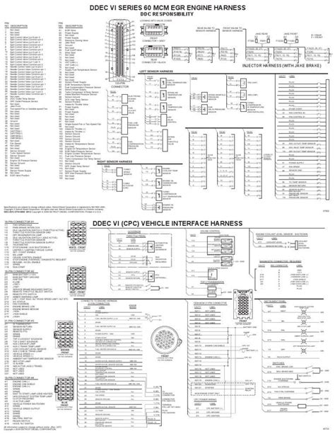 ddec  ecm wiring diagram ddec  injector wiring diagram wiring library ea  ddec  ecm