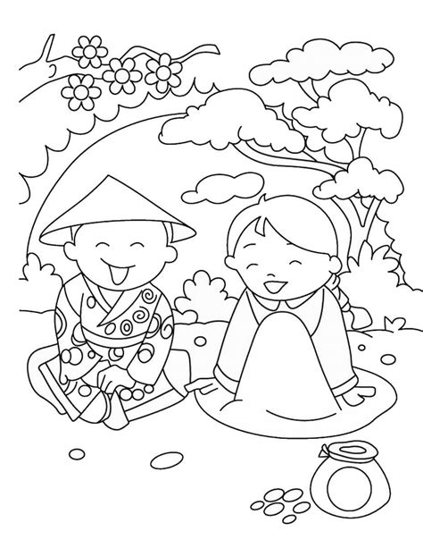 chinese  year coloring pages printable