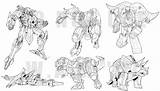 Dinobot Transformer Minicons Classics Coloring Tf Pages Beamer Deviantart sketch template