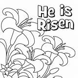 Coloring Risen He Pages Printable Easter Kids Sheets Bible Colouring Oriental Color Christ Part Religious Activities Adult Jesus Choose Board sketch template