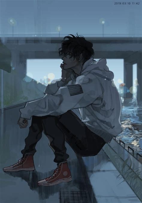 aesthetic anime pfp boy sad anime wallpapers