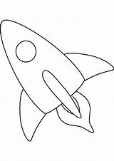 Shuttle Space Drawing Coloring Simple Pencil Kidsplaycolor Kids Color Drawings sketch template