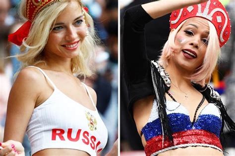 world cup 2018 russian beauties fill stands at opening ceremony