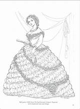 Coloring Pages Fashion War Civil Adults Colonial Adult Book Vintage Color Fashions Amazing Getcolorings Lady Colouring Victorian Rainbowresource Ladies Dover sketch template