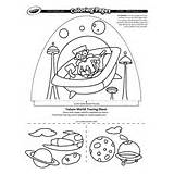 Dome Designer Light Coloring Pages Crayola Future sketch template
