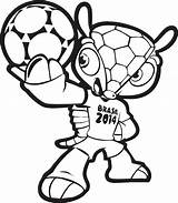 Fuleco Voetbal Colorir Paw Psv Verjaardag Wk Leuke Mascote Startpagina Mascotte Copa Pups Pip Woezel Leeuw Spelers Wereldkampioenschap Coloringcity Elftal sketch template