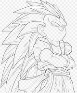 Trunks Gohan Goku sketch template